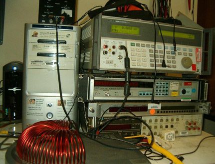 Desktop Computer and Wires